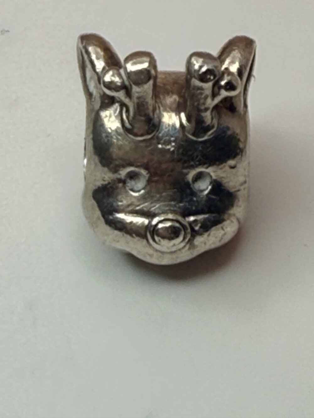 Pandora Retired Rudolph Reindeer Charm 791781EN39 Sterling Silver